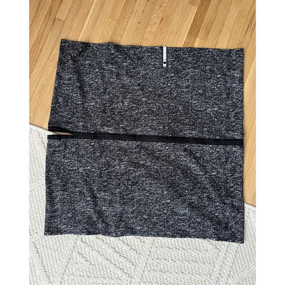 Lululemon Vinyasa Wrap Scarf Rulu Running Luon Jacquard Gray Black Convertible